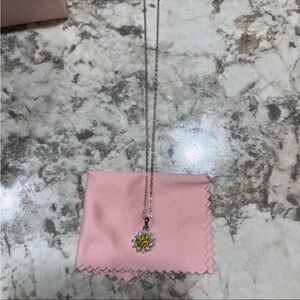 Sterling Silver Moissanite Necklace